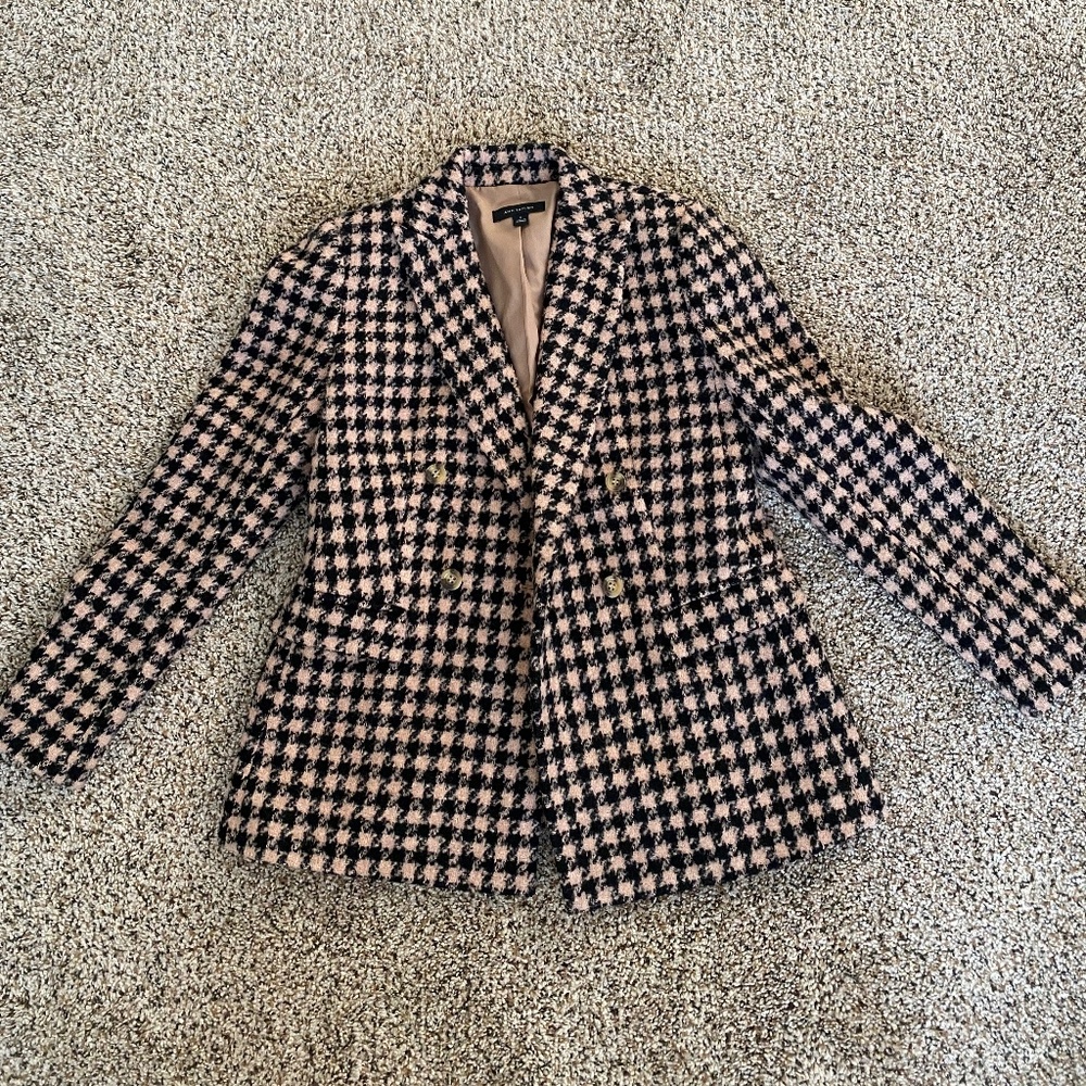 Ann Taylor - Houndstooth Blazer